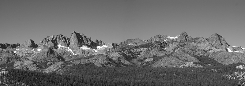 Minarets, Mt. Ritter, Mt. Banner